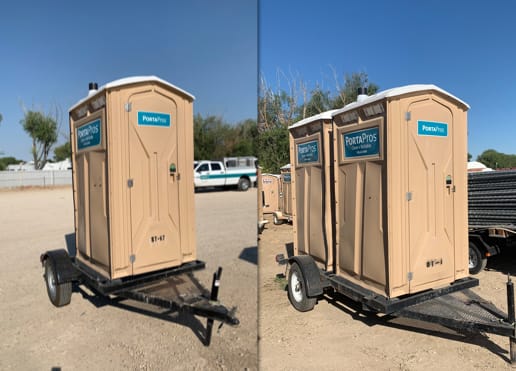 Executive Portable Toilet Porta Potty Trailer Rentals | PortaPros